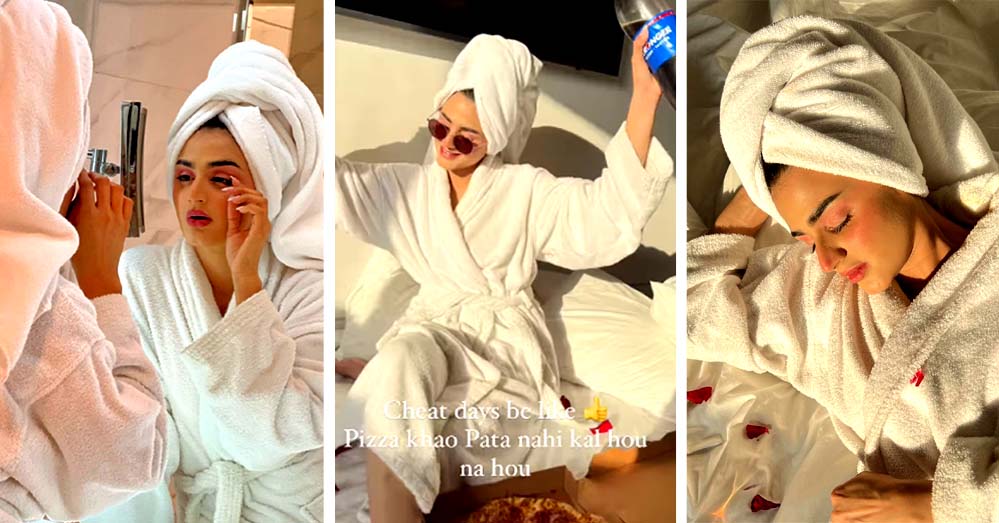 Netizens in shock over Hira Mani's towel dress