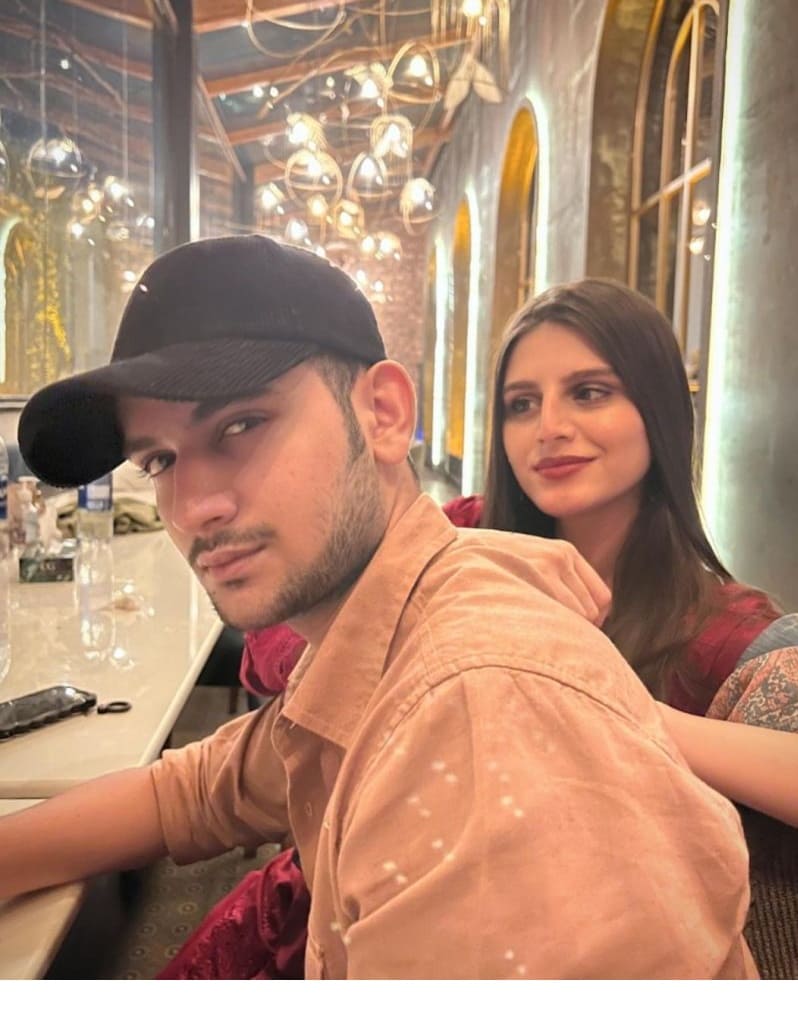 Maaz Safder And Saba Abbasi reveal son Basil's face in a sweet video- Take a look