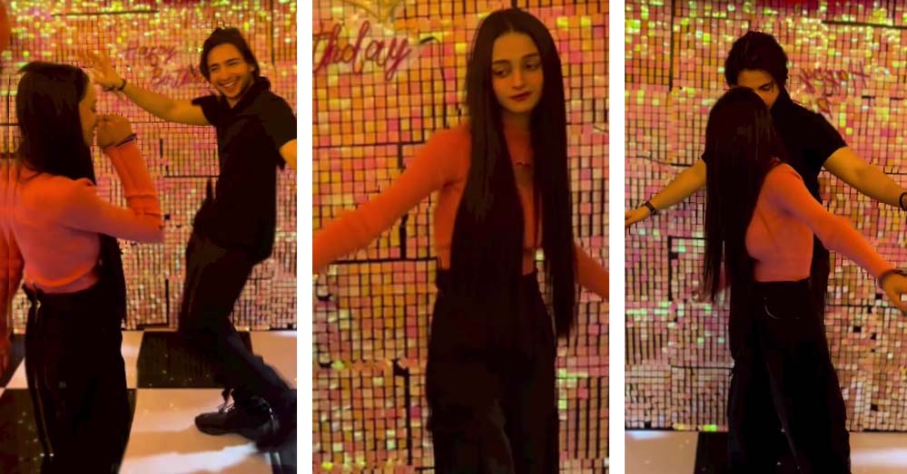 ‘Mera Dil Ye Pukare Aaja’ girl teaches dance steps to her friend