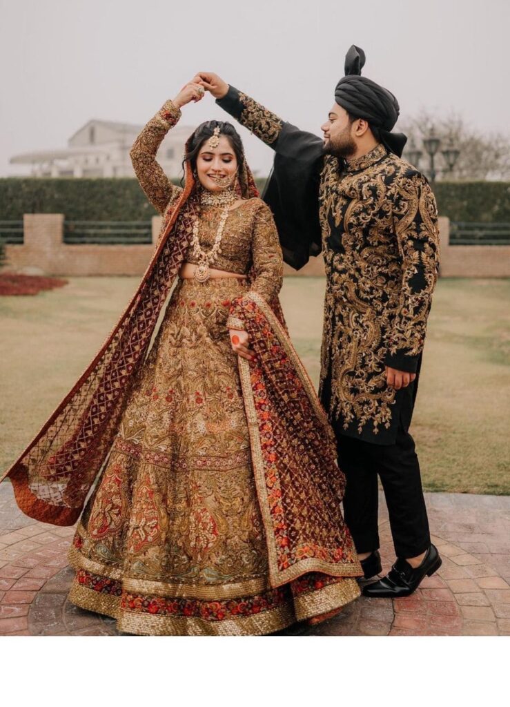 Ducky Bhai wedding pictures with his wife Aroob Jatoi