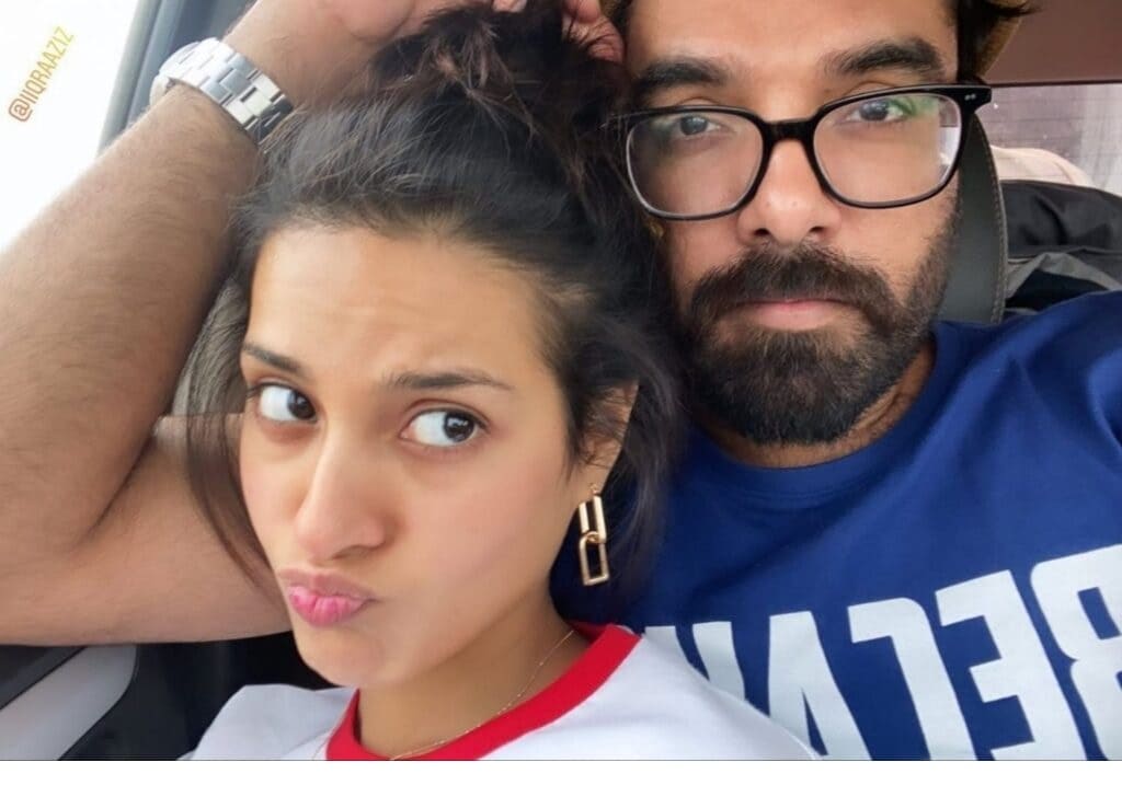 Iqra Aziz spends peaceful time with her husband Yasir Hussain