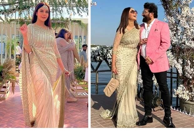 Nida Yasir's princess appearance steals the show at Ushna Shah's wedding