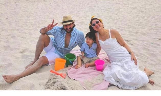 Kareena Kapoor in swimsuit chills in Maldives with husband Saif Ali Khan and kids: See pics