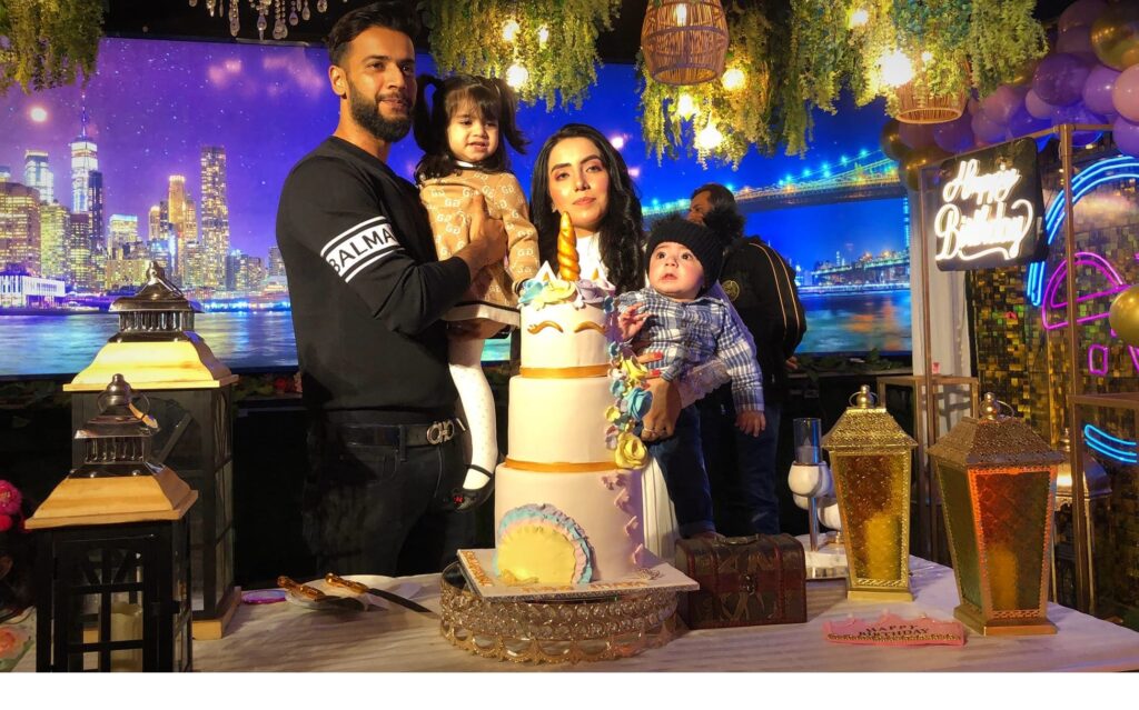 Imad Wasim, wife Sannia give a glimpse of daughter Inaya’s birthday party, see photos