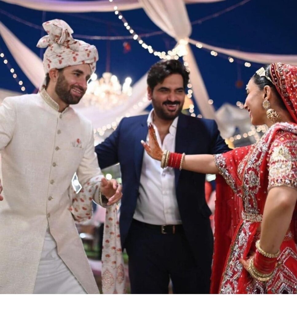 Stunning photos of Pakistani celebrities at Ushna Shah's wedding