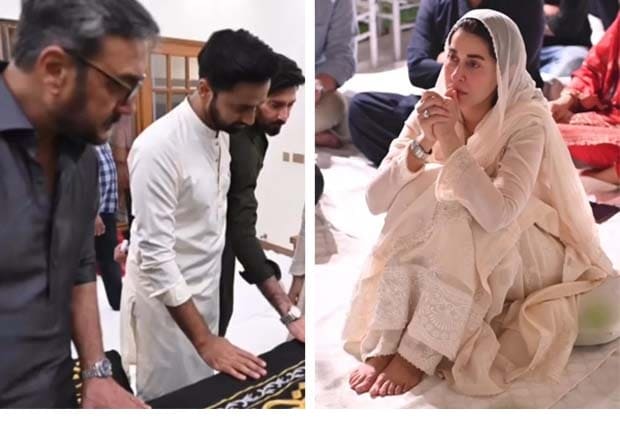 Waseem Badami, Saba Faisal, Adnan Siddiqui, and other notables come together for prayers at Shaista Lodhi's house
