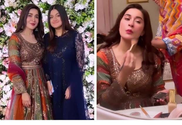 Mother-daughter duo Shaista Lodhi and daughter Emaan sizzle at wedding reception