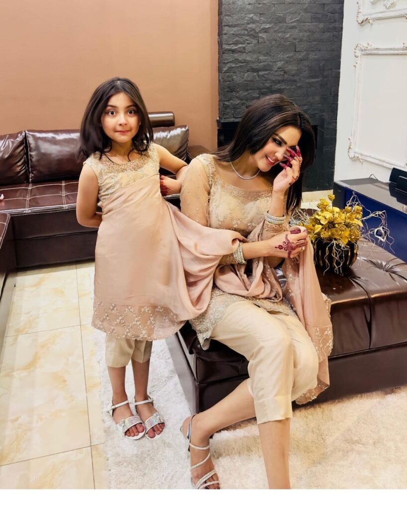 Mother-daughter duo Fiza Ali and daughter Faraal Khan's stunning Eid pictures go viral
