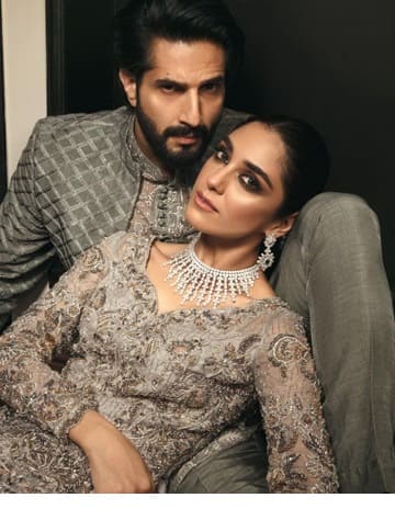Yunhi's Maya Ali and Bilal Ashraf set couple goals with their nikkah look