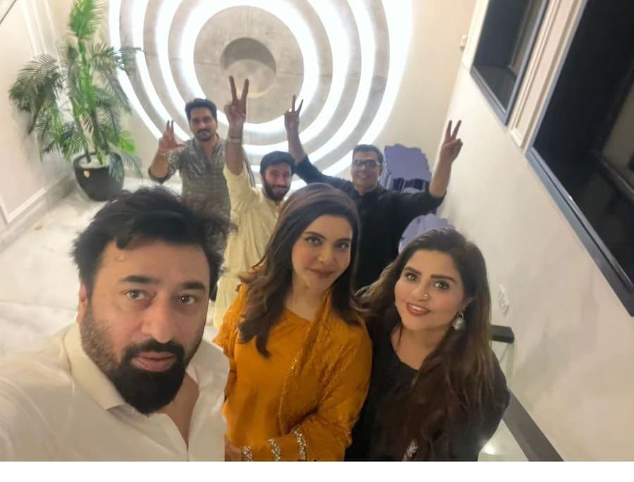 Sajal Aly, Humayun Saeed, Nida Yasir, and more celebs spotted at Salman Iqbal's lavish Eid dinner