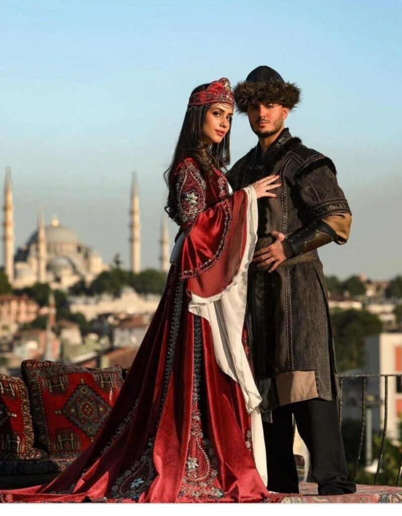 Shahveer Jafry & Ayesha Beig bring the world of Ertugrul to life in their latest photoshoot