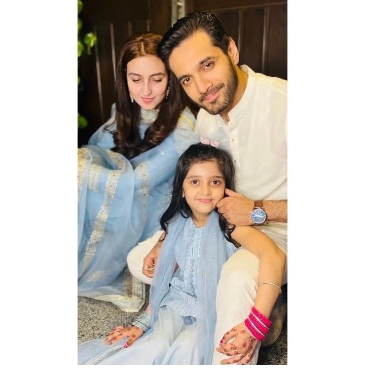 Tere Bin actor Wahaj Ali celebrates Eid with his lovely wife and daughter