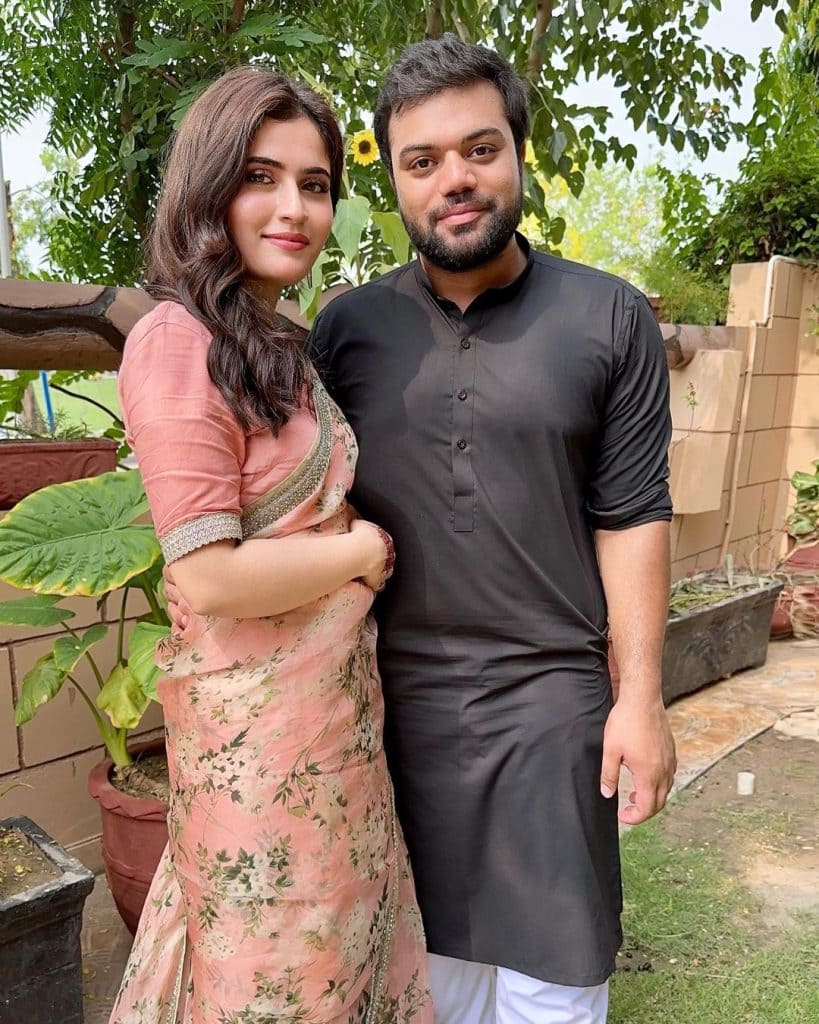 Ducky Bhai Celebrates Eid with Wife Aroob Jatoi in Lahore
