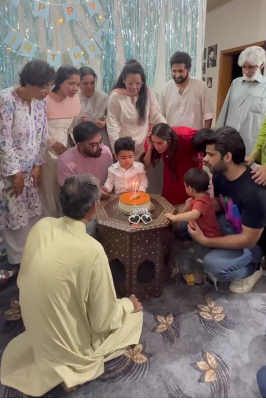 Iqra Aziz and Yasir Hussain Get Public Praise For Celebrating Kabir's Birthday In The Most Decent Way