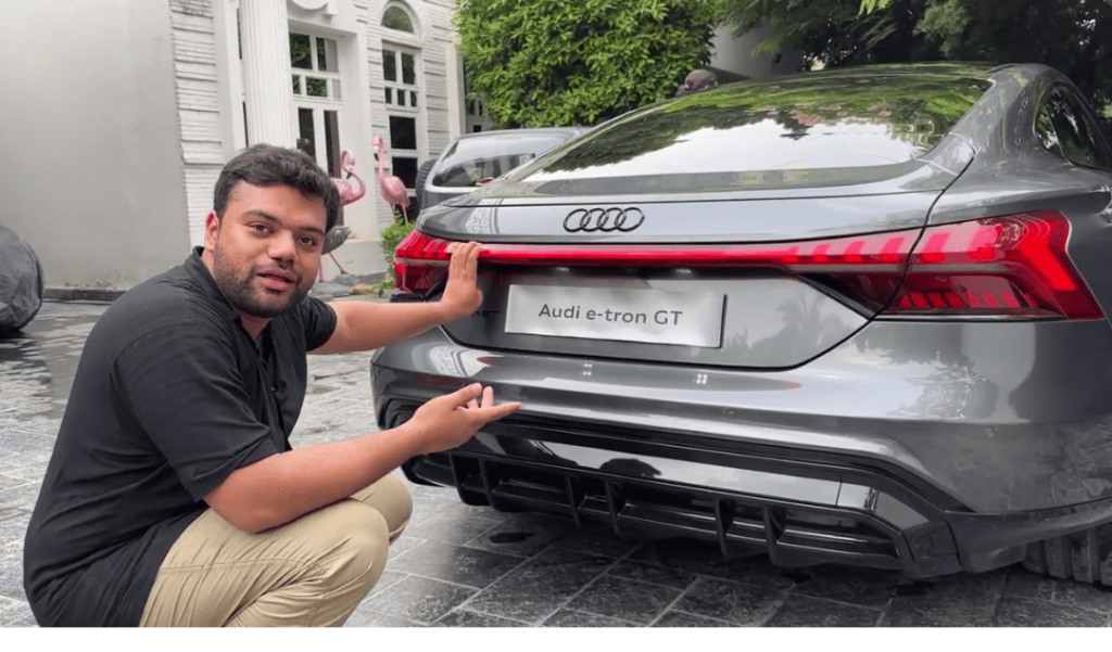 YouTuber Ducky Bhai Buys New Audi e-tron GT Worth 8 Crore Rupees!