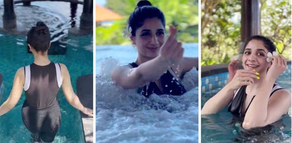 Actress Mawra Hocane enjoys a vacation with friends in Bali