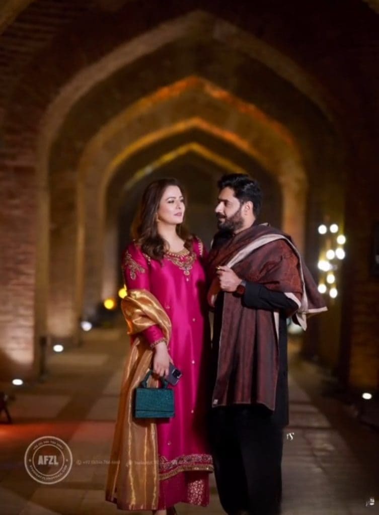 Abrar Ul Haq Spotted With His Wife At A Wedding In Lahore
